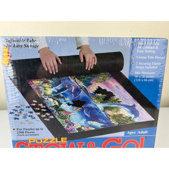 Ravensburger Puzzle Stow & Go! NEW Sealed Storage Roll Mat Up to 1500 Pcs Gift - Picture 3 of 13